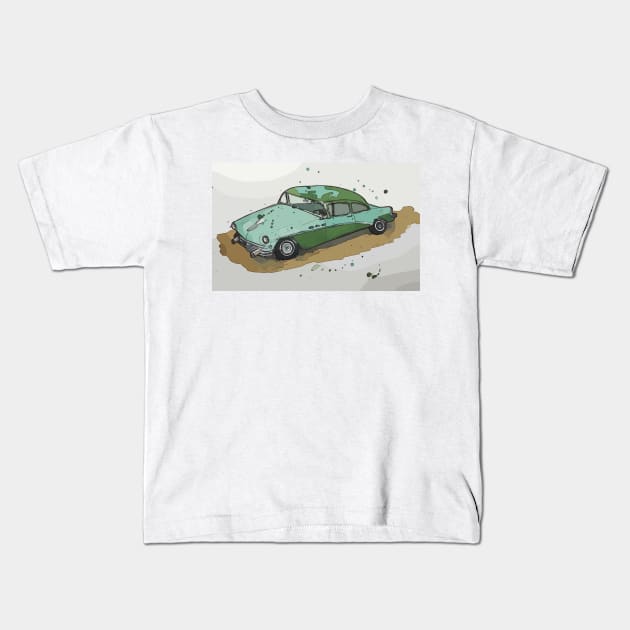 Antique Buick Car Kids T-Shirt by WelshDesigns